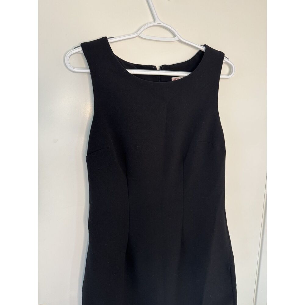 Merona Black Dress Size Small Sleeveless Scallop Hem Little Black Dress Work